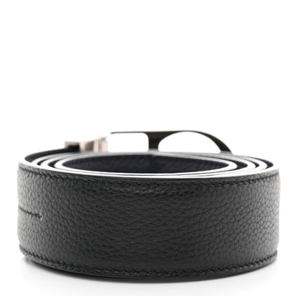 Christian Dior Grained Calfskin 35mm Montaigne Belt 90 Black 2 of 8