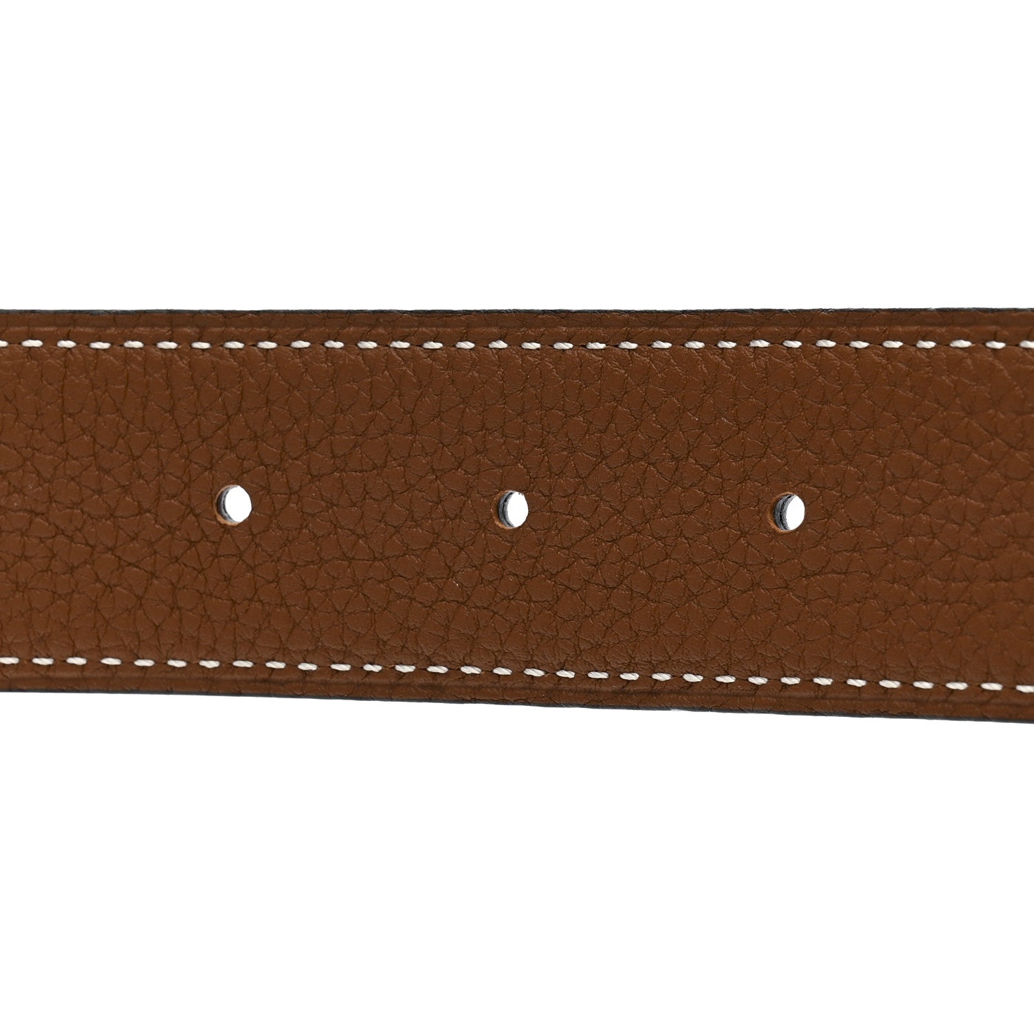 Hermes Box Togo 32mm Au Carre H Belt 80 32 Black Gold 4 of 6