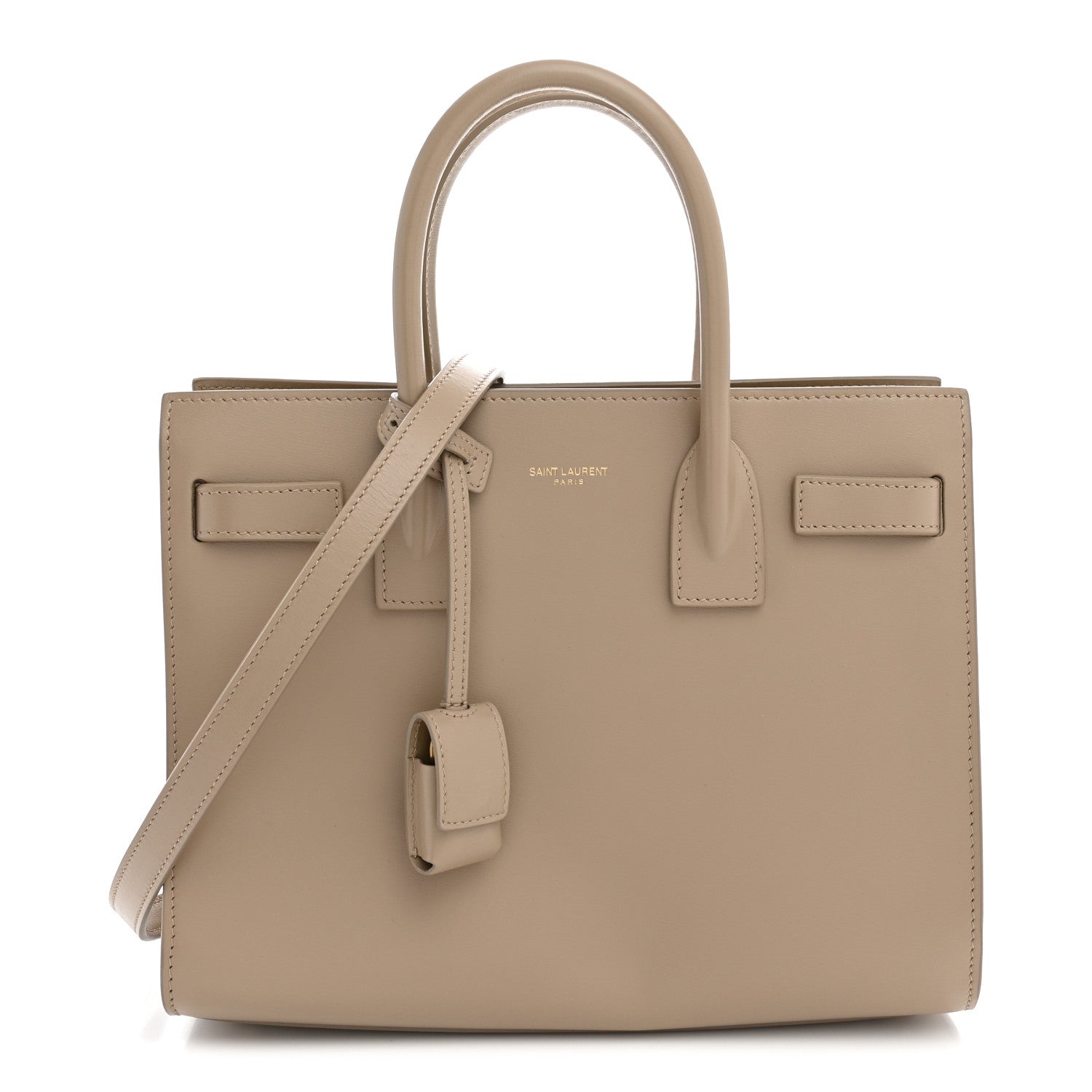 Saint Laurent Calfskin Baby Sac De Jour Dark Beige 1 of 11