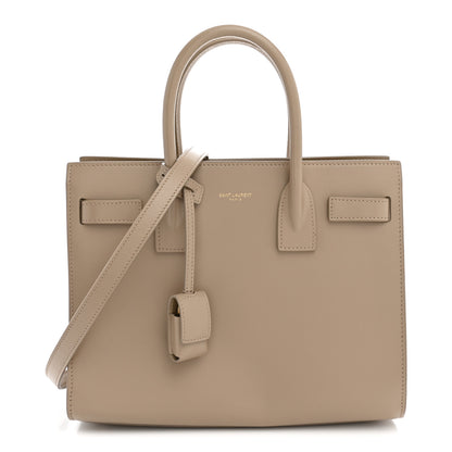 Saint Laurent Calfskin Baby Sac De Jour Dark Beige 1 of 11