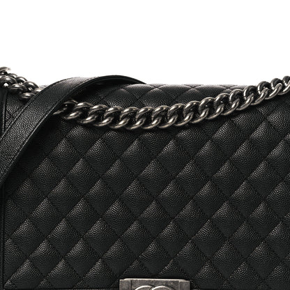 Chanel Caviar Quilted New Medium Boy Flap Black 8 of 11
