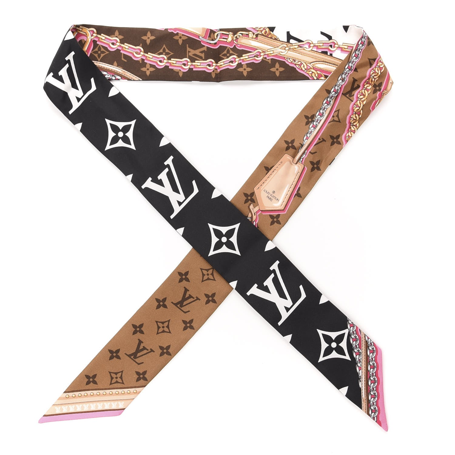 Louis Vuitton Silk Ultimate Monogram BB Bandeau Black 1 of 4