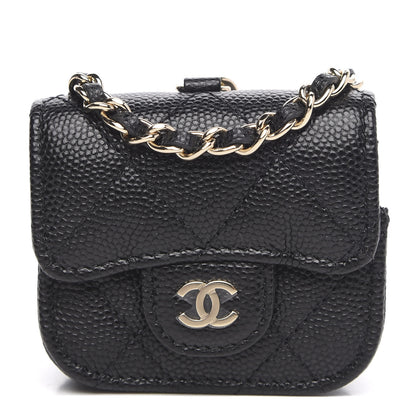 Chanel Caviar Quilted Airpods Pro Case Black 1 of 11