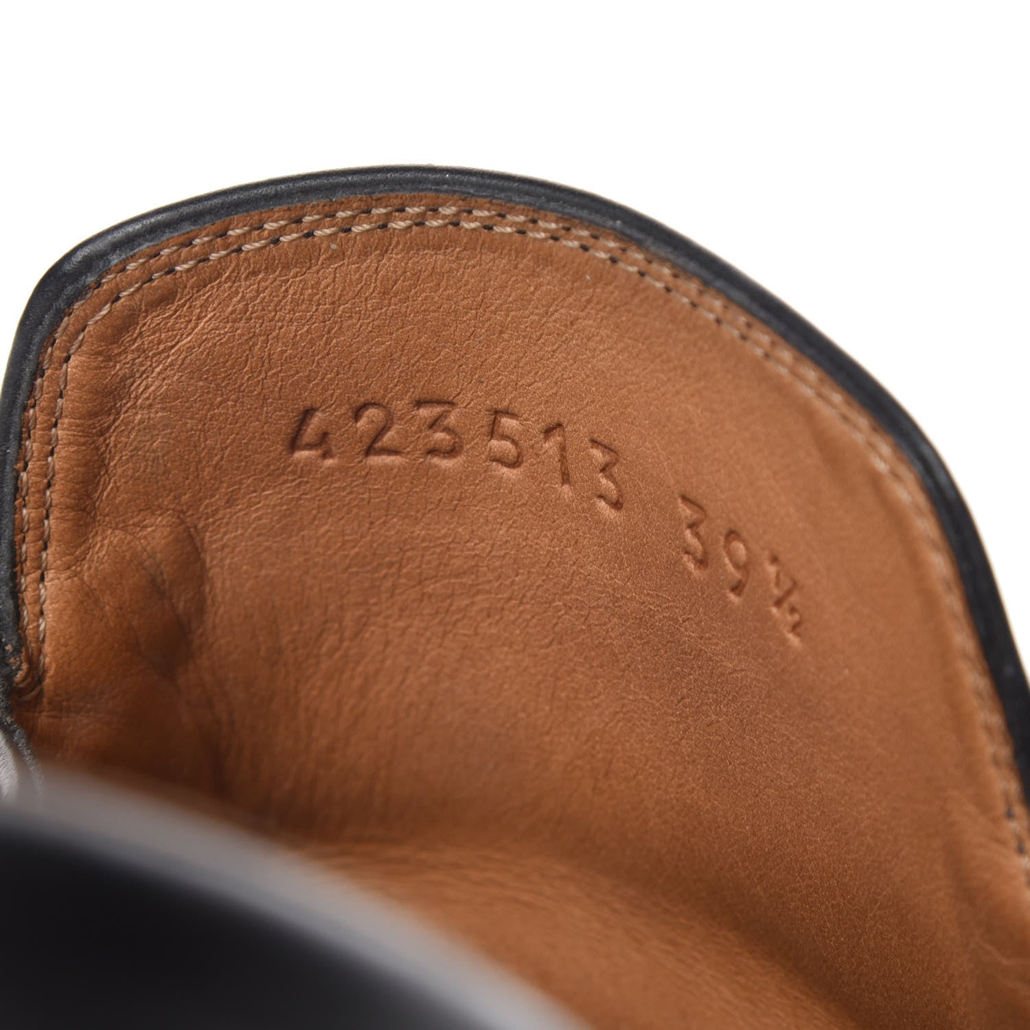 Gucci Calfskin Womens Princetown Slippers 39.5 Black 6 of 10