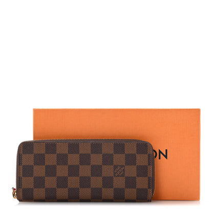 Louis Vuitton Damier Ebene Clemence Wallet Cherry 11 of 11