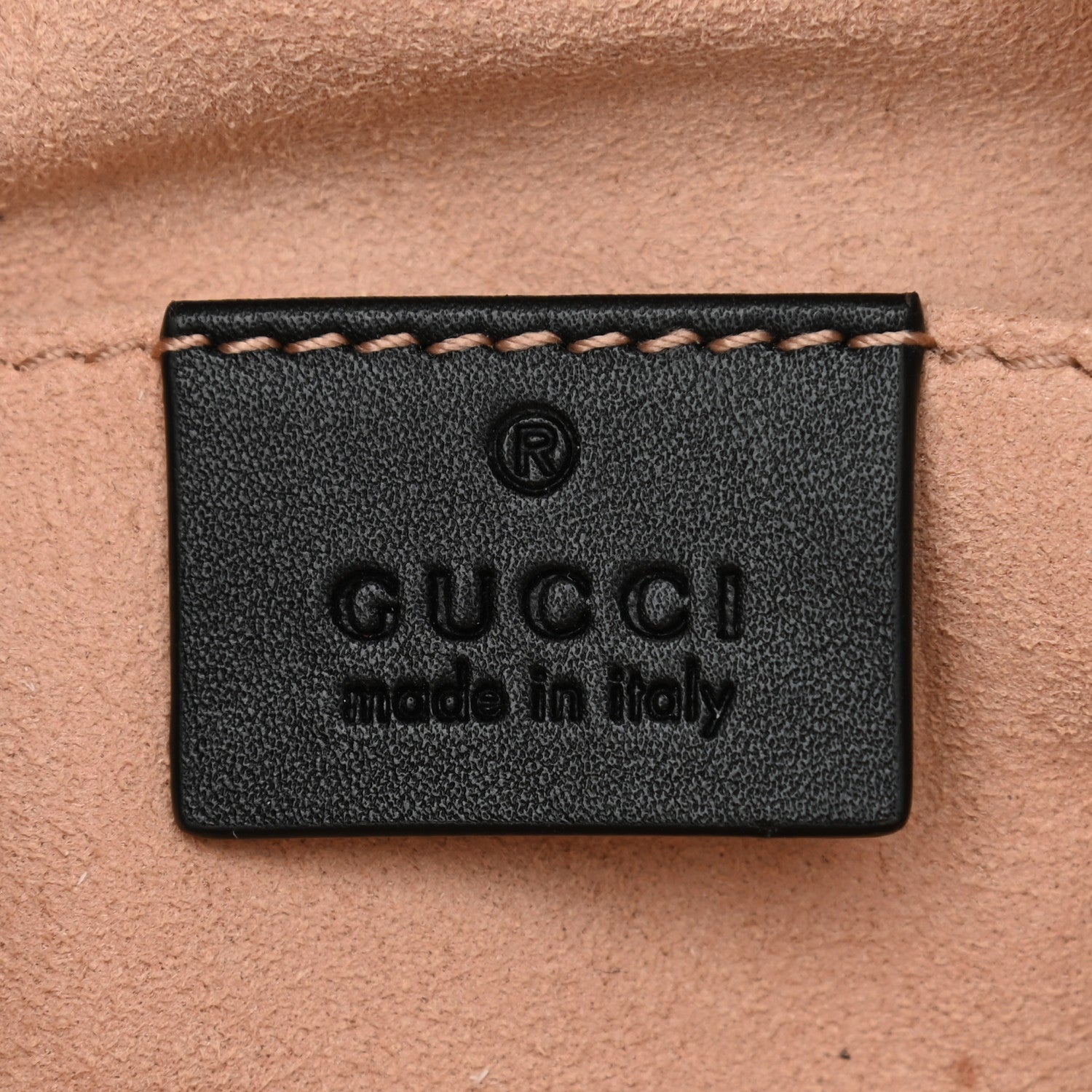 Gucci Calfskin Matelasse GG Marmont Belt Bag 75 30 Black 6 of 11