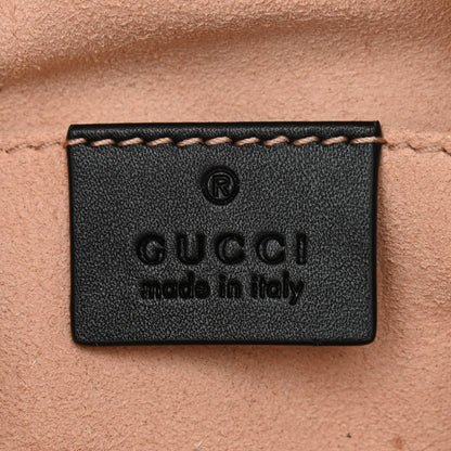 Gucci Calfskin Matelasse GG Marmont Belt Bag 75 30 Black 6 of 11