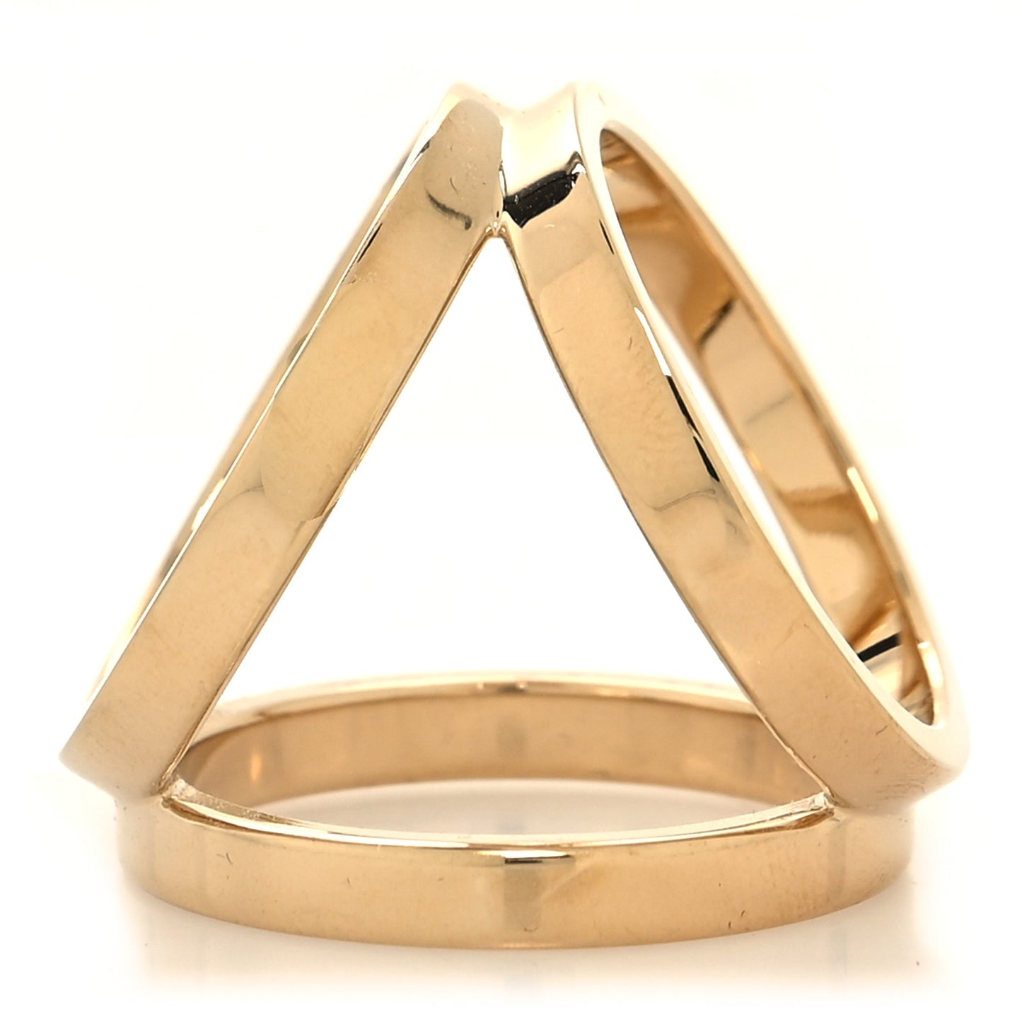 Permabrass Gold Plated Trio Scarf Ring