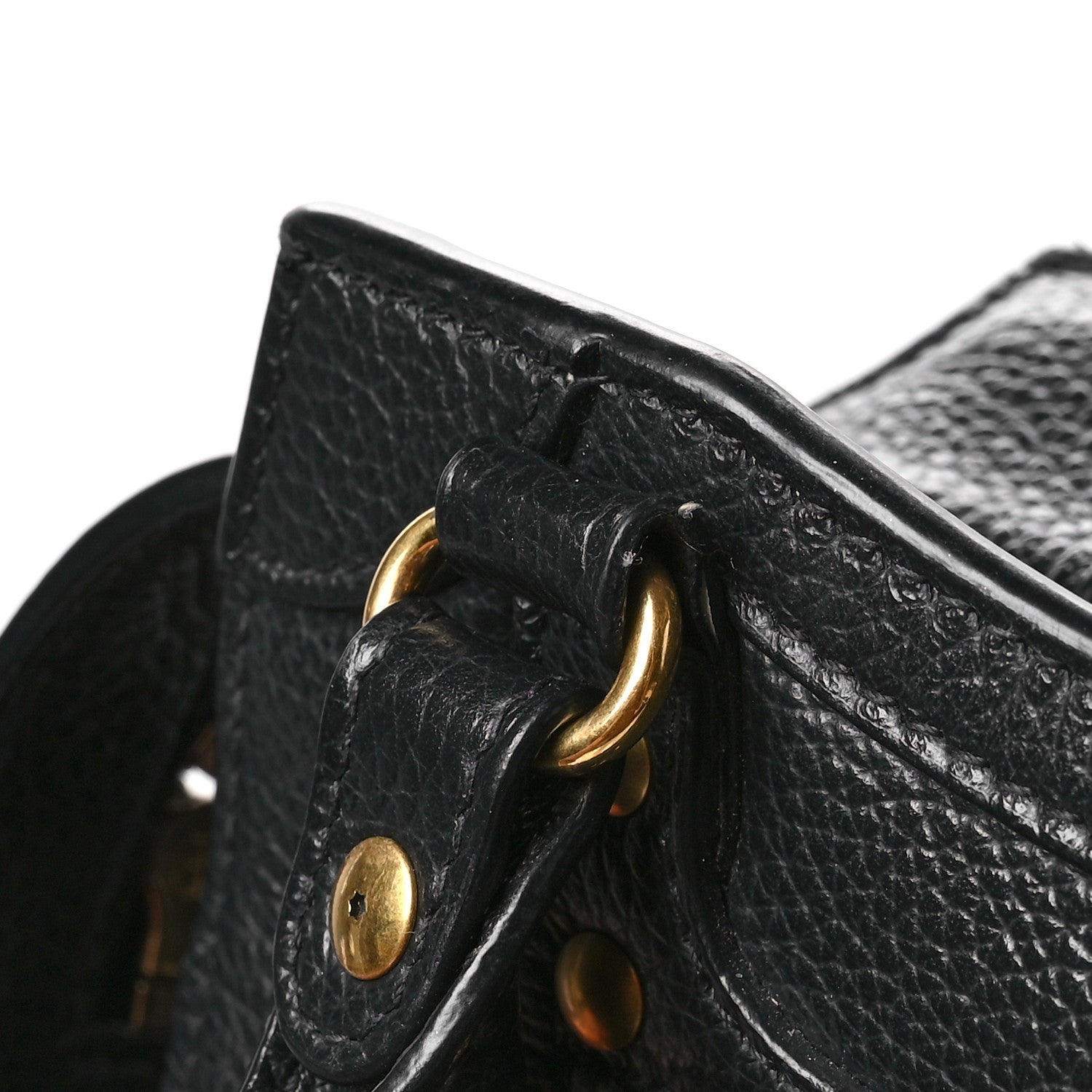 Balenciaga Grained Calfskin Neo Classic Gold Hardware Mini City Black 12 of 13