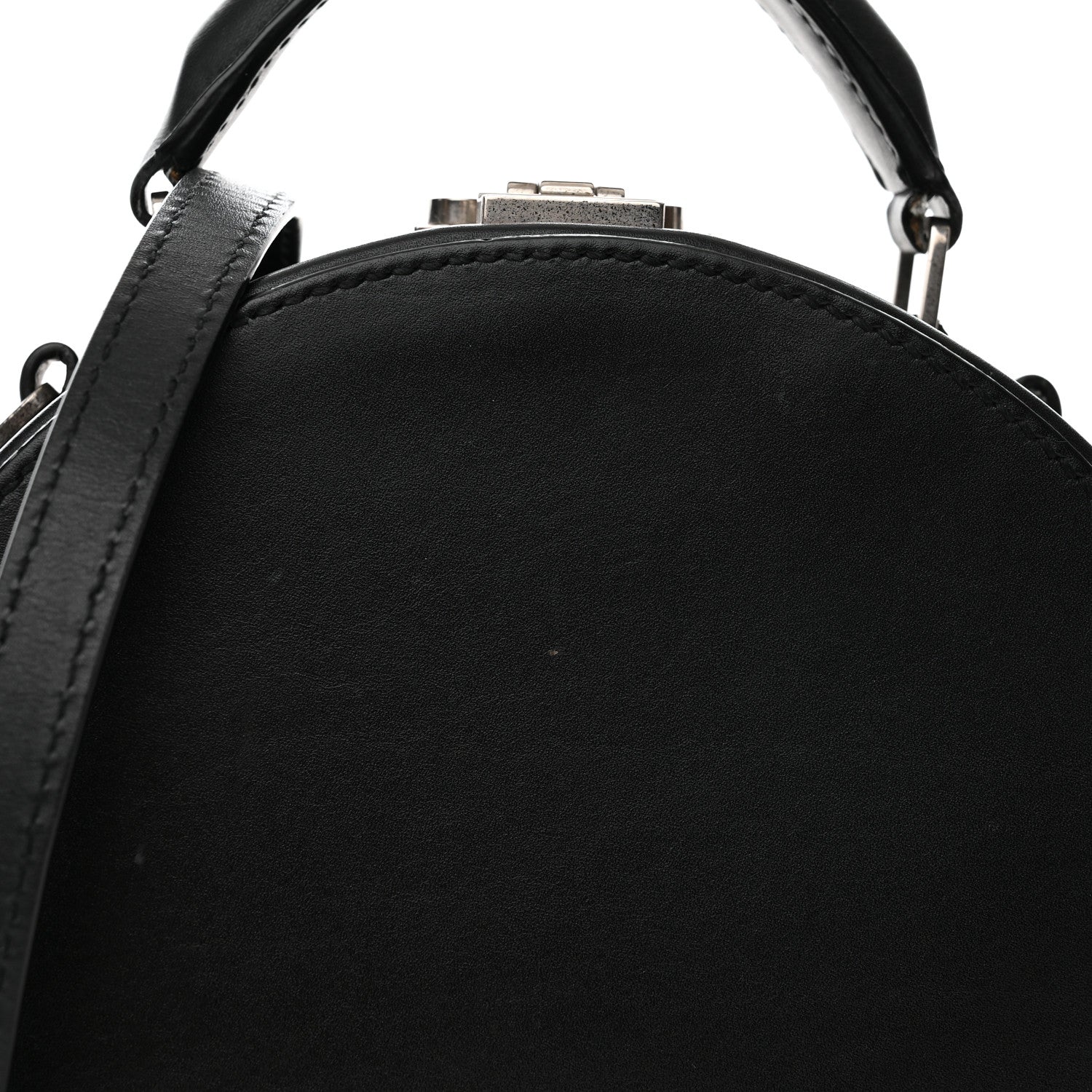 Saint Laurent Calfskin Small Mica Hat Box Black 8 of 12