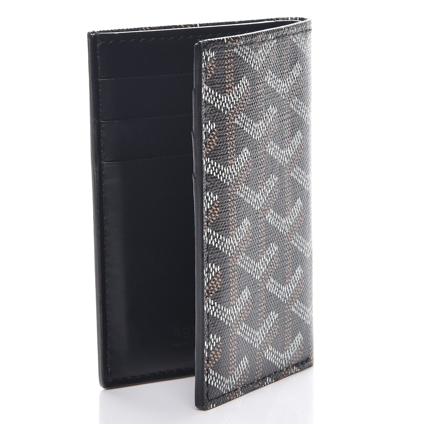 Goyardine Saint Pierre Card Holder Black