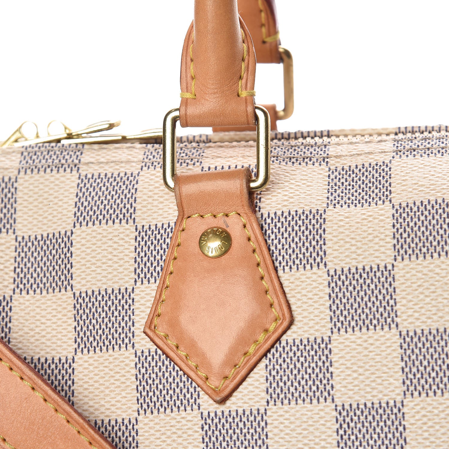 Louis Vuitton Damier Azur Speedy Bandouliere 25 10 of 13