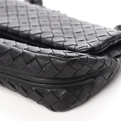 Bottega Veneta Nappa Intrecciato Mini Messenger Bag Black 10 of 11