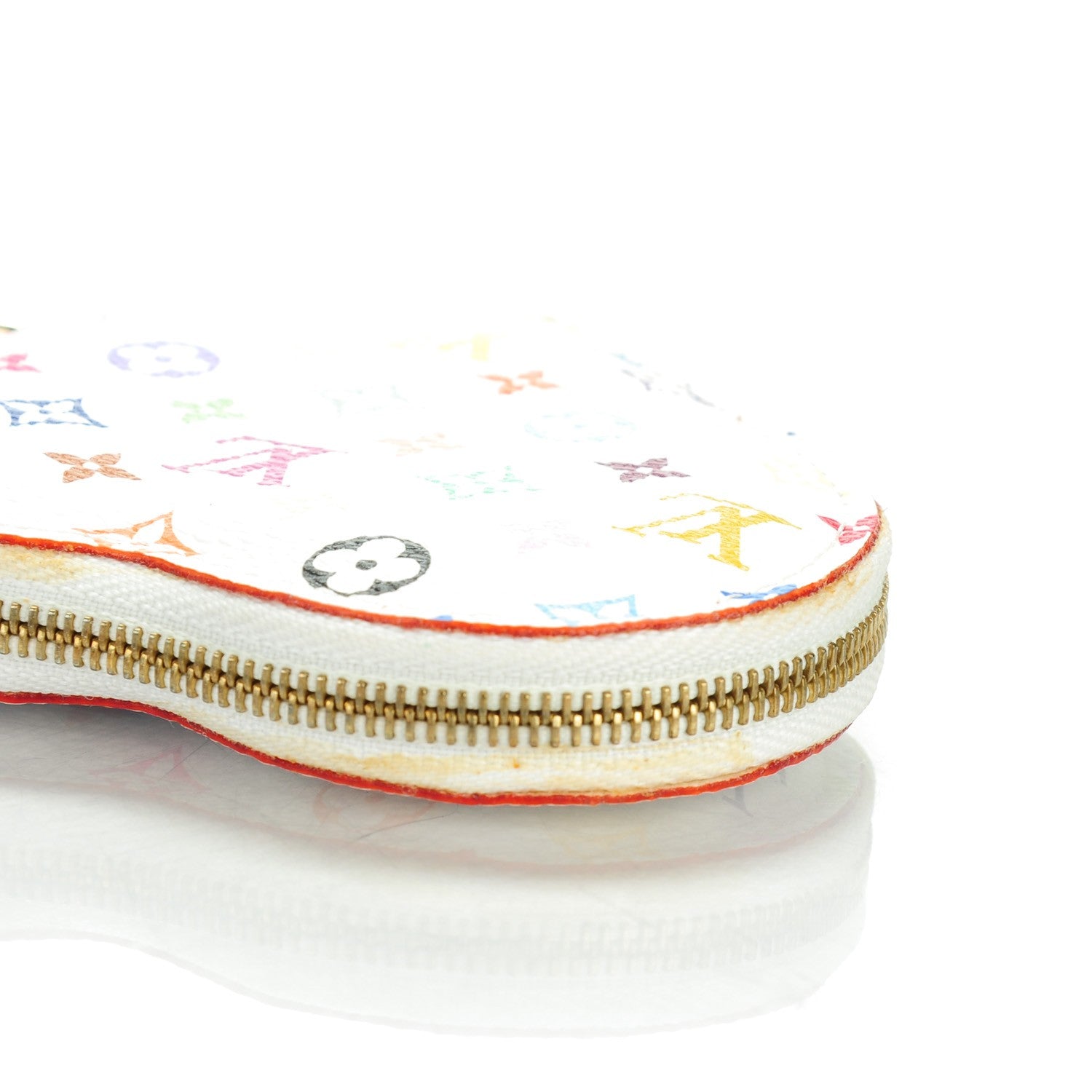 Louis Vuitton Monogram Multicolor Coeur Heart Coin Purse White 6 of 8