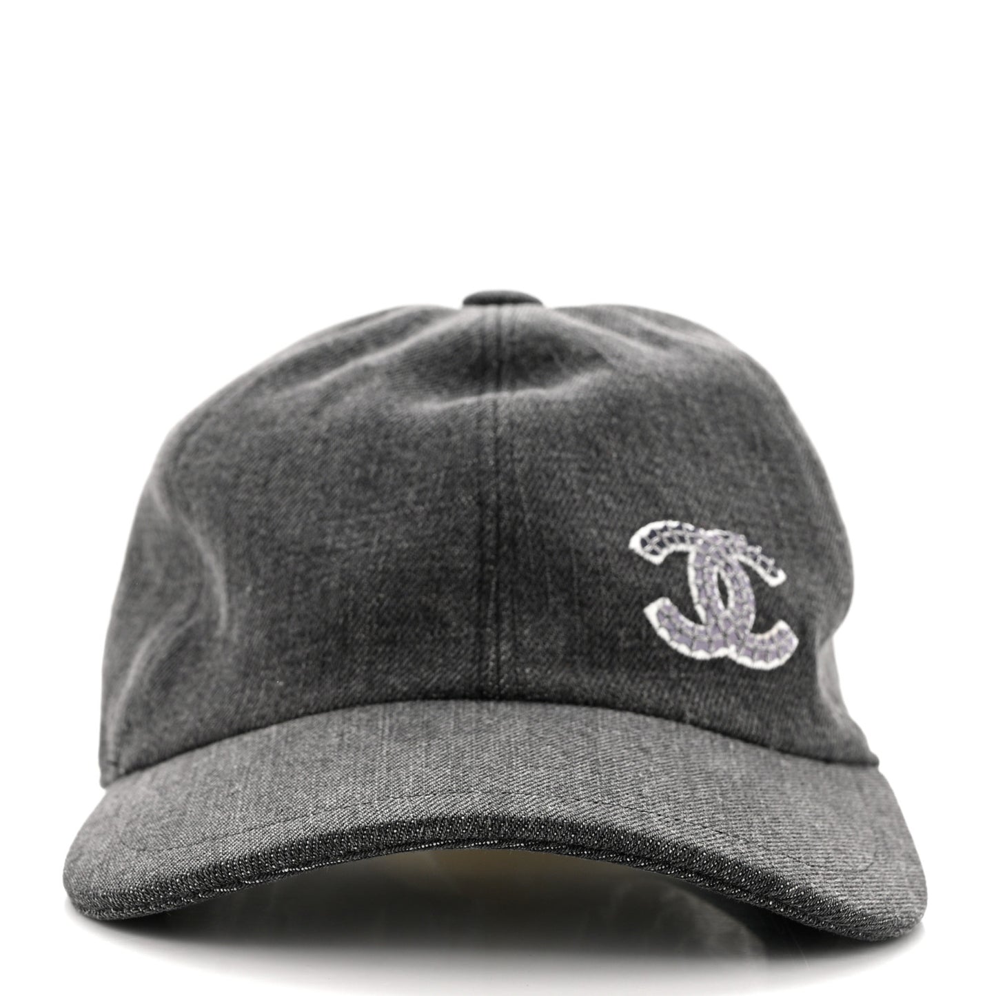 Cotton Sequin CC Cap Hat Black