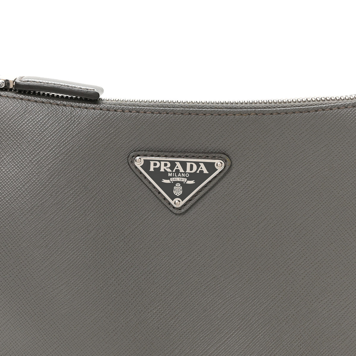 Saffiano Travel Pocket Zippered Shoulder Bag Marmo