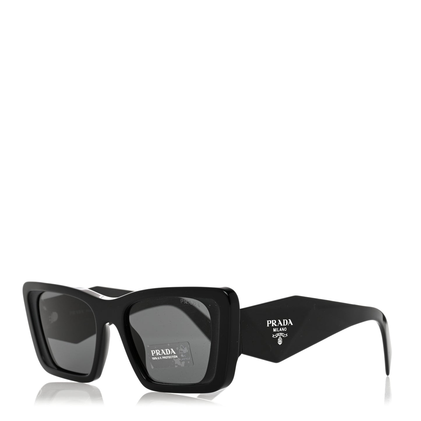 Acetate Symbole Sunglasses SPR 08Y Black