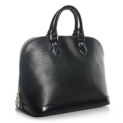 Louis Vuitton Epi Alma PM Black 3 of 9