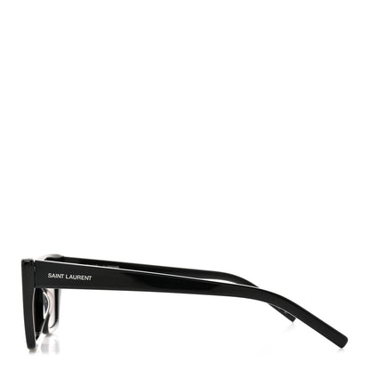 Saint Laurent Acetate Mica Cat Eye Sunglasses SL 276 Black 3 of 8