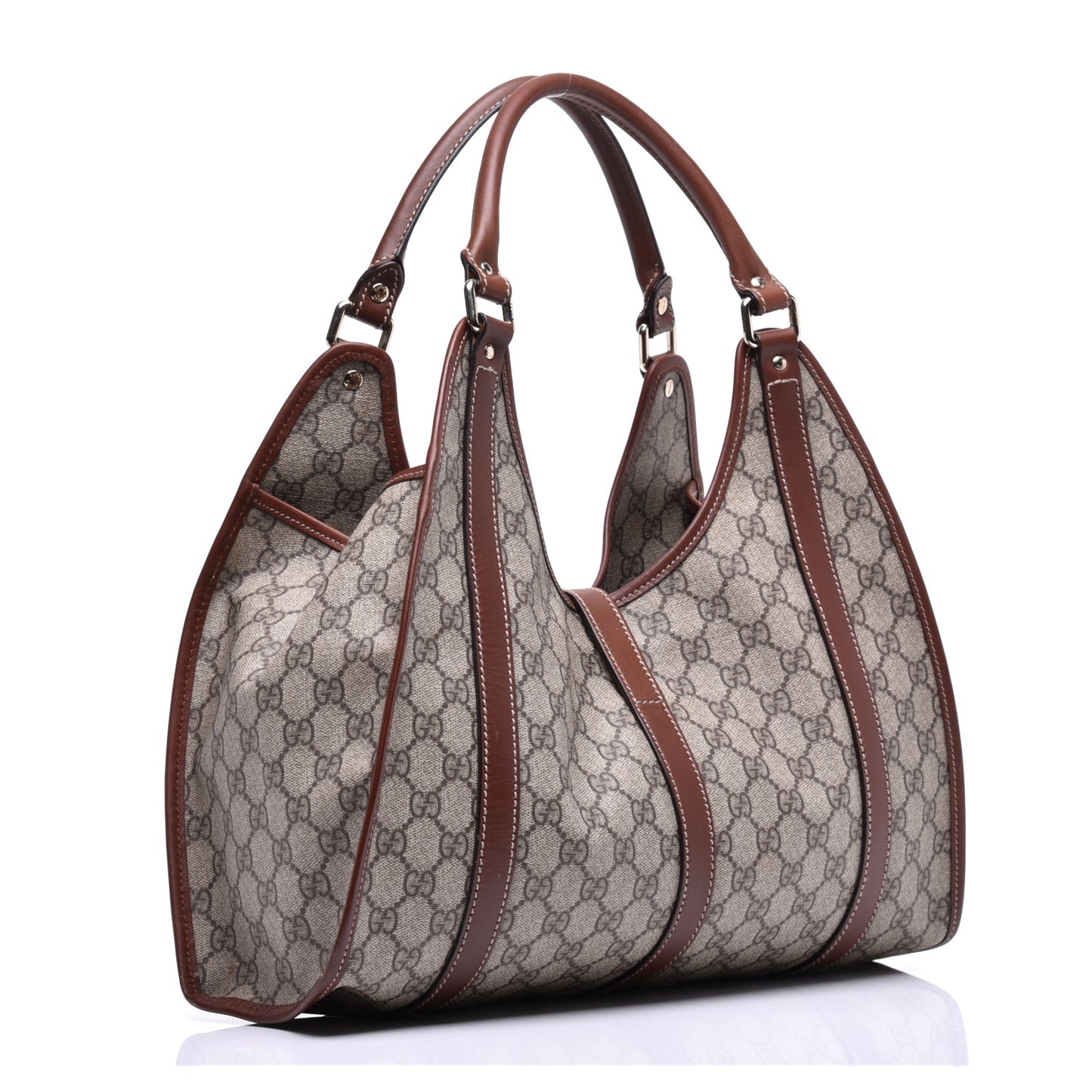GG Plus Monogram Medium Joy Shoulder Bag Brown