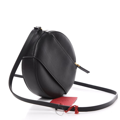 Valentino Garavani Calfskin VLogo Round Crossbody Bag Black 2 of 8