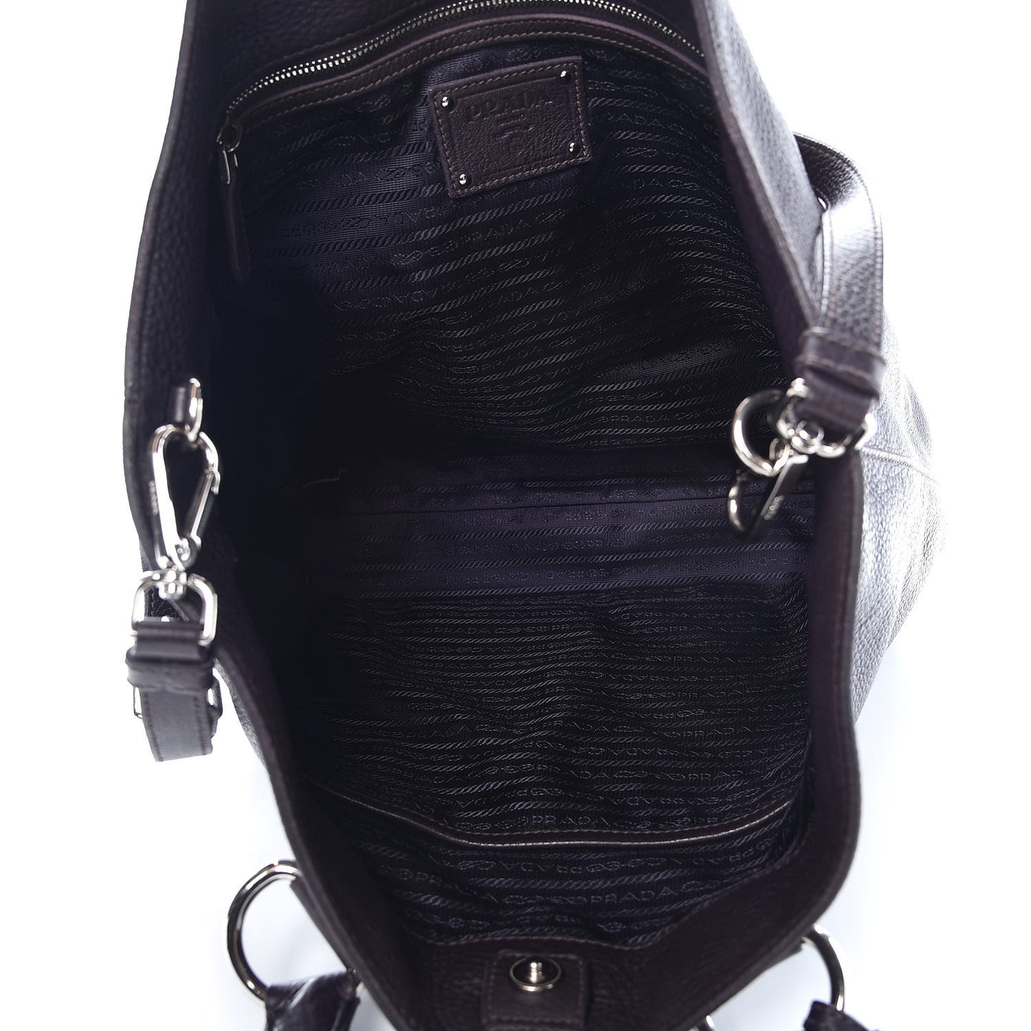Vitello Daino Tote Purple