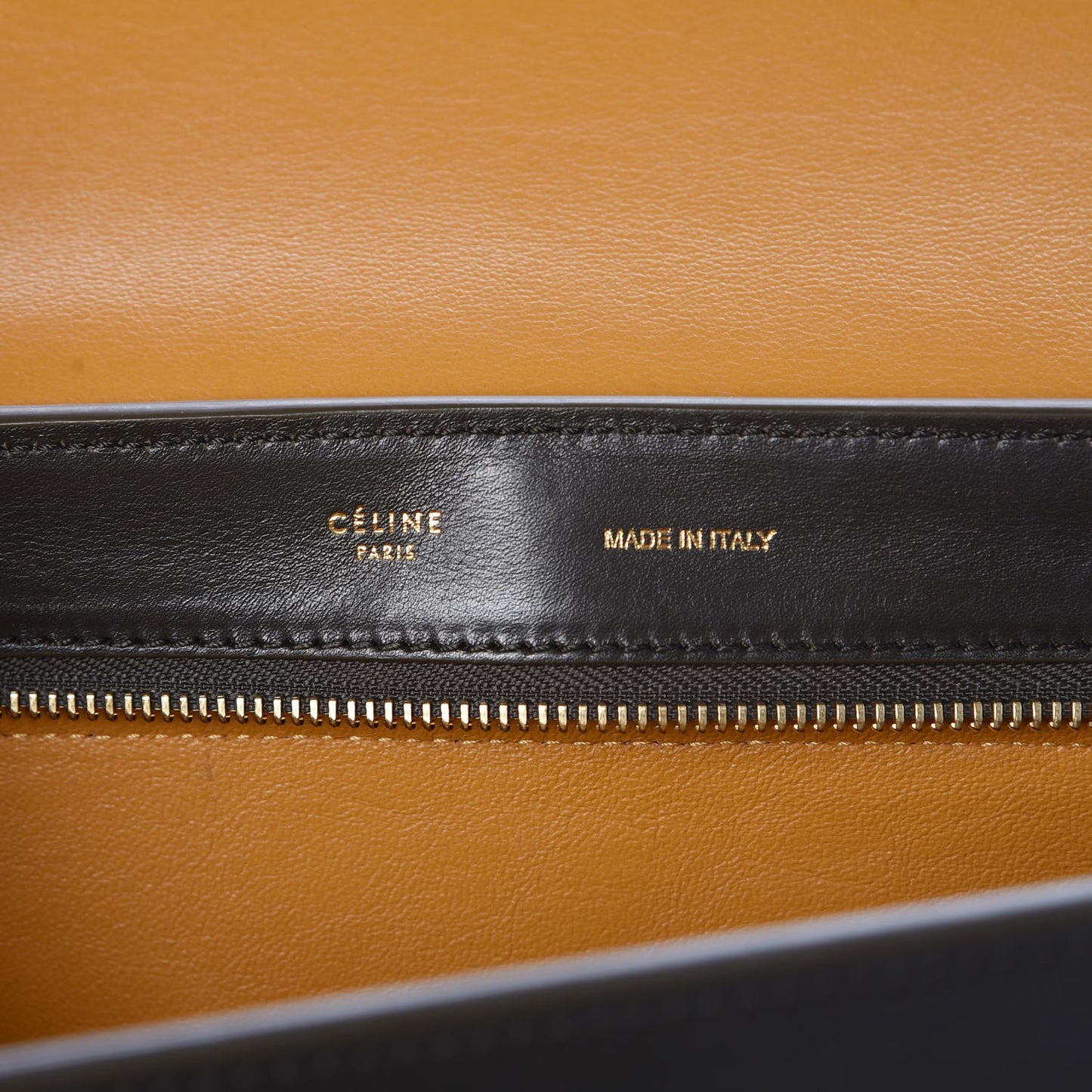 Smooth Calfskin Suede Medium Tri-Color Trapeze Mustard