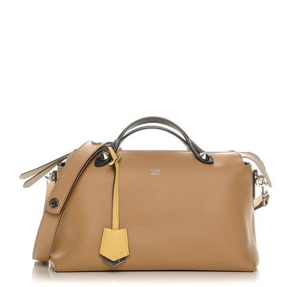 Fendi Vitello Dolce 4 Color Medium By The Way Boston Bag Sand Grano Multicolor 1 of 8