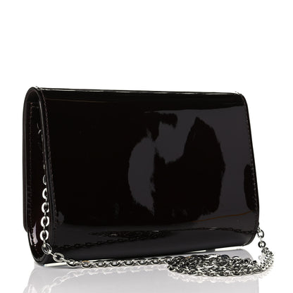 Louis Vuitton Patent Louise PM Chain Clutch Amarante 2 of 5
