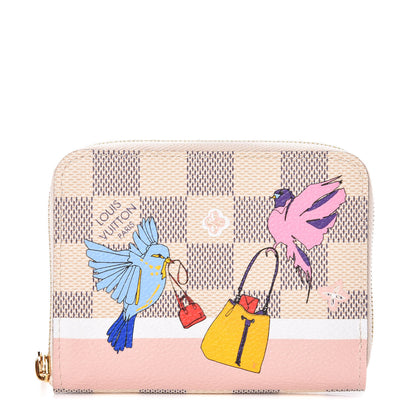 Louis Vuitton Damier Azur 2018 Christmas Animation Zippy Coin Purse 1 of 7