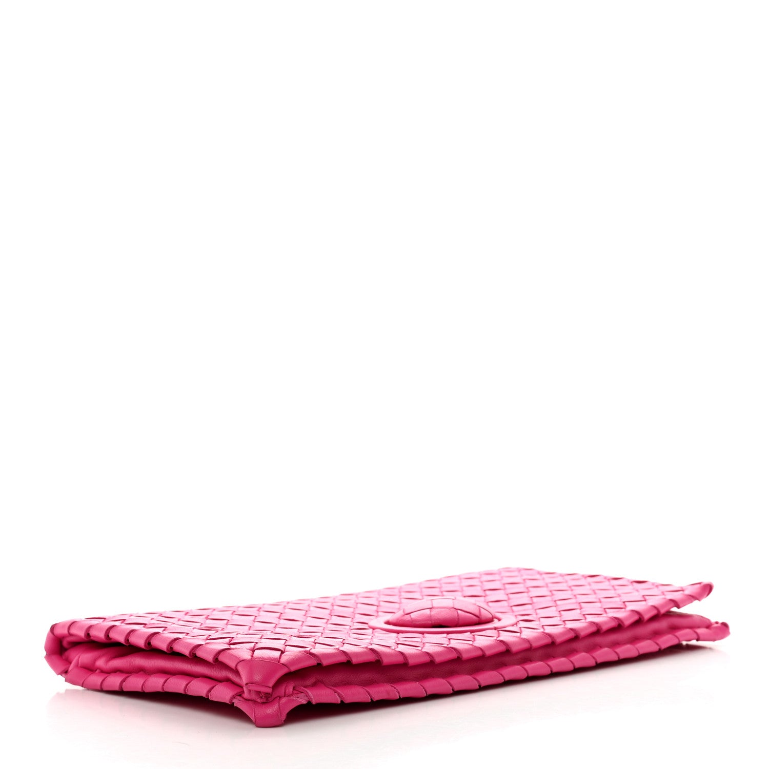 Bottega Veneta Nappa Intrecciato Turnlock Clutch Deco Rosa Shock 5 of 10