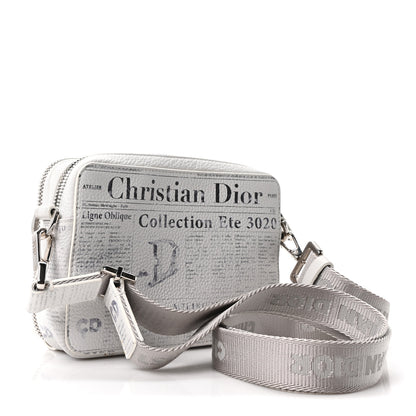 Christian Dior X DANIEL ARSHAM Grained Calfskin Newspaper Messenger White 3 of 9