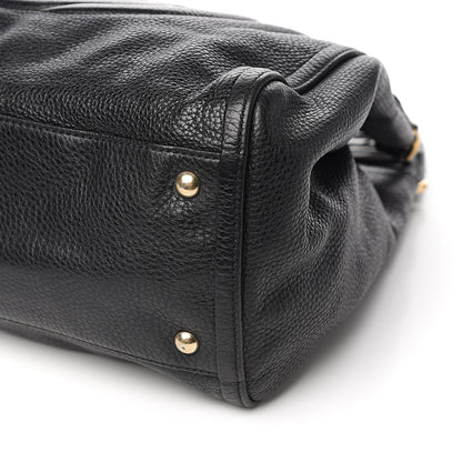 Gucci Pebbled Calfskin Medium Soho Shoulder Bag Black 10 of 11