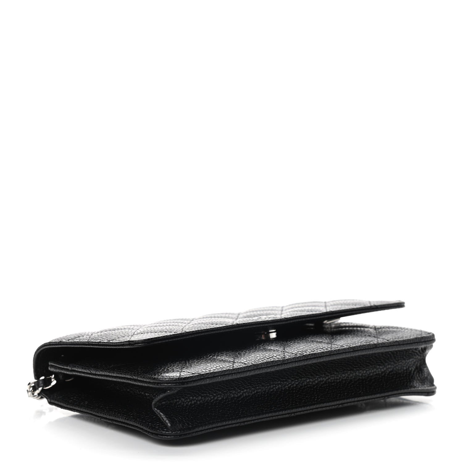 Chanel Caviar Quilted Wallet On Chain WOC Black 4 of 10
