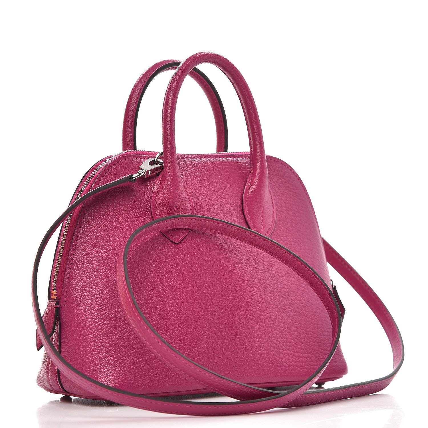 Hermes Chevre Mysore Mini 1923 Bolide Rose Pourpre 3 of 10