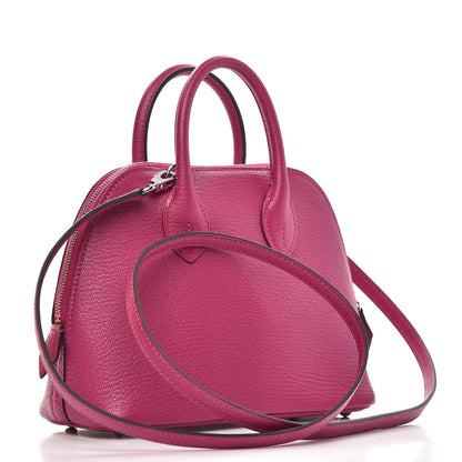 Hermes Chevre Mysore Mini 1923 Bolide Rose Pourpre 3 of 10