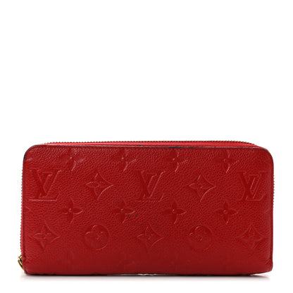 Louis Vuitton Empreinte Zippy Wallet Scarlet 1 of 11