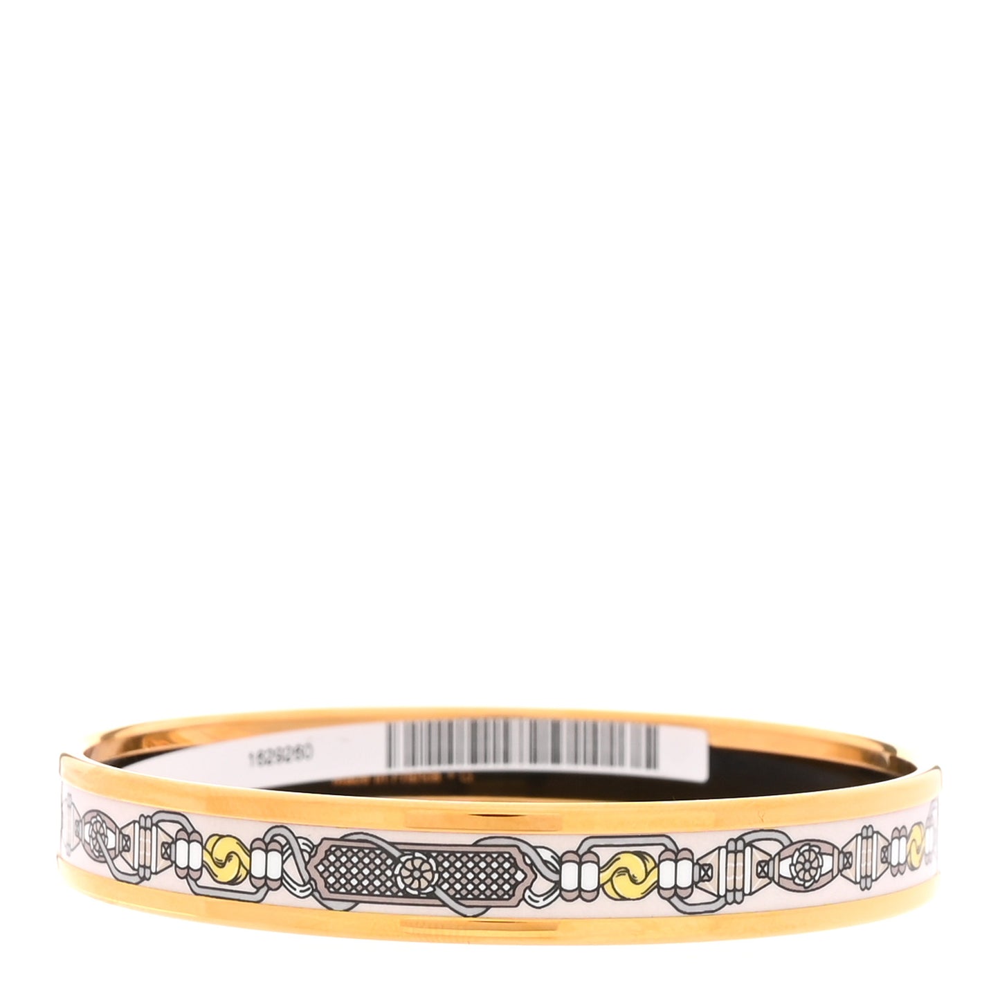 Enamel Colportage Narrow Bracelet 62 Beige Lin
