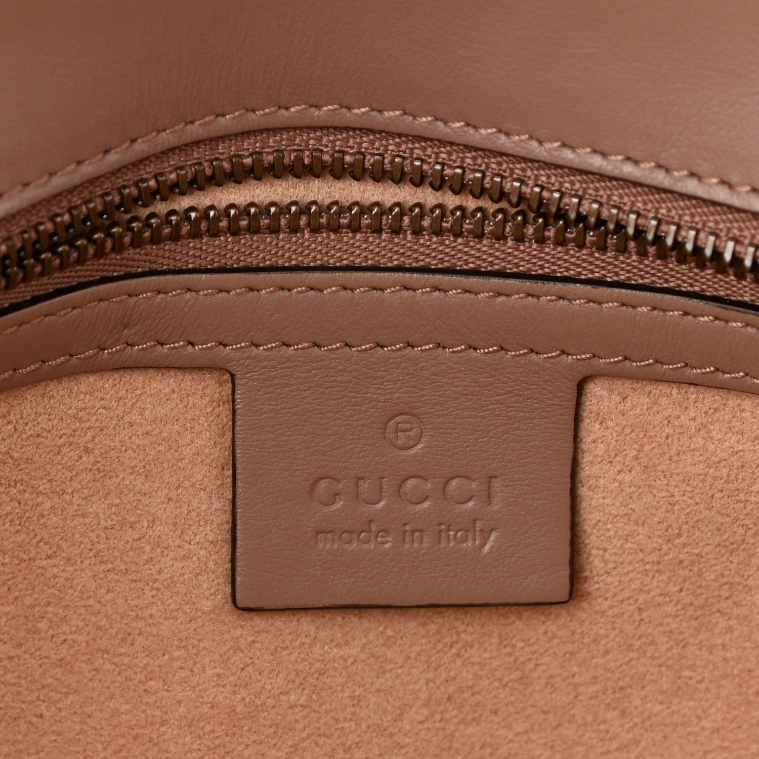 Gucci Calfskin Matelasse Small GG Marmont Shoulder Bag Porcelain Rose 6 of 8