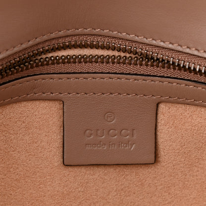 Gucci Calfskin Matelasse Small GG Marmont Shoulder Bag Porcelain Rose 6 of 8