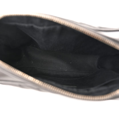 Saint Laurent Calfskin Matelasse Monogram Lou Camera Bag Storm 5 of 17