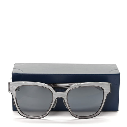 Louis Vuitton Epi Audrey Sunglasses Z0813U Silver 8 of 8