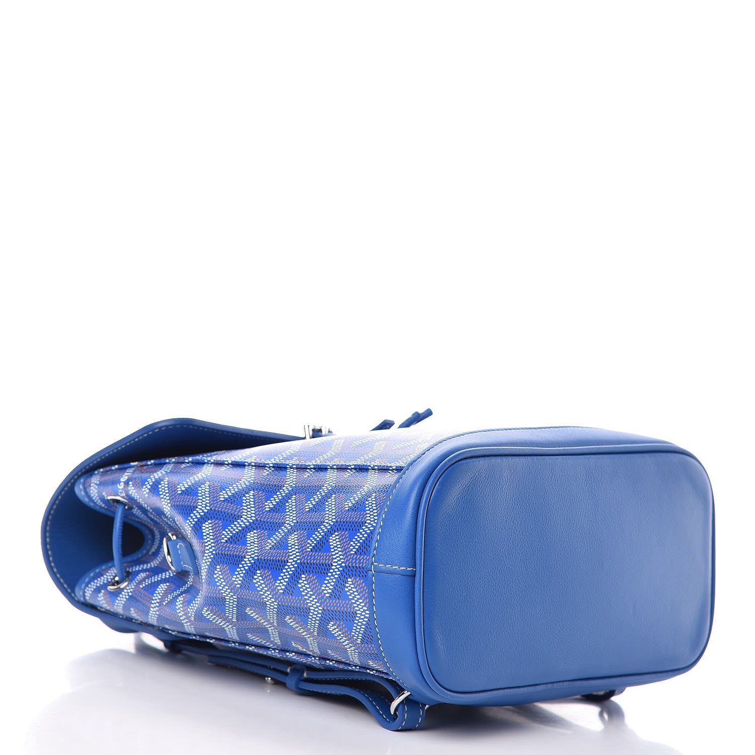 Goyard Goyardine Calfskin Mini Alpin Backpack Sky Blue 4 of 9