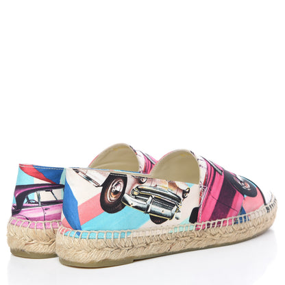 Chanel Patent Fabric CC Espadrilles 39 Multicolor Black 4 of 10