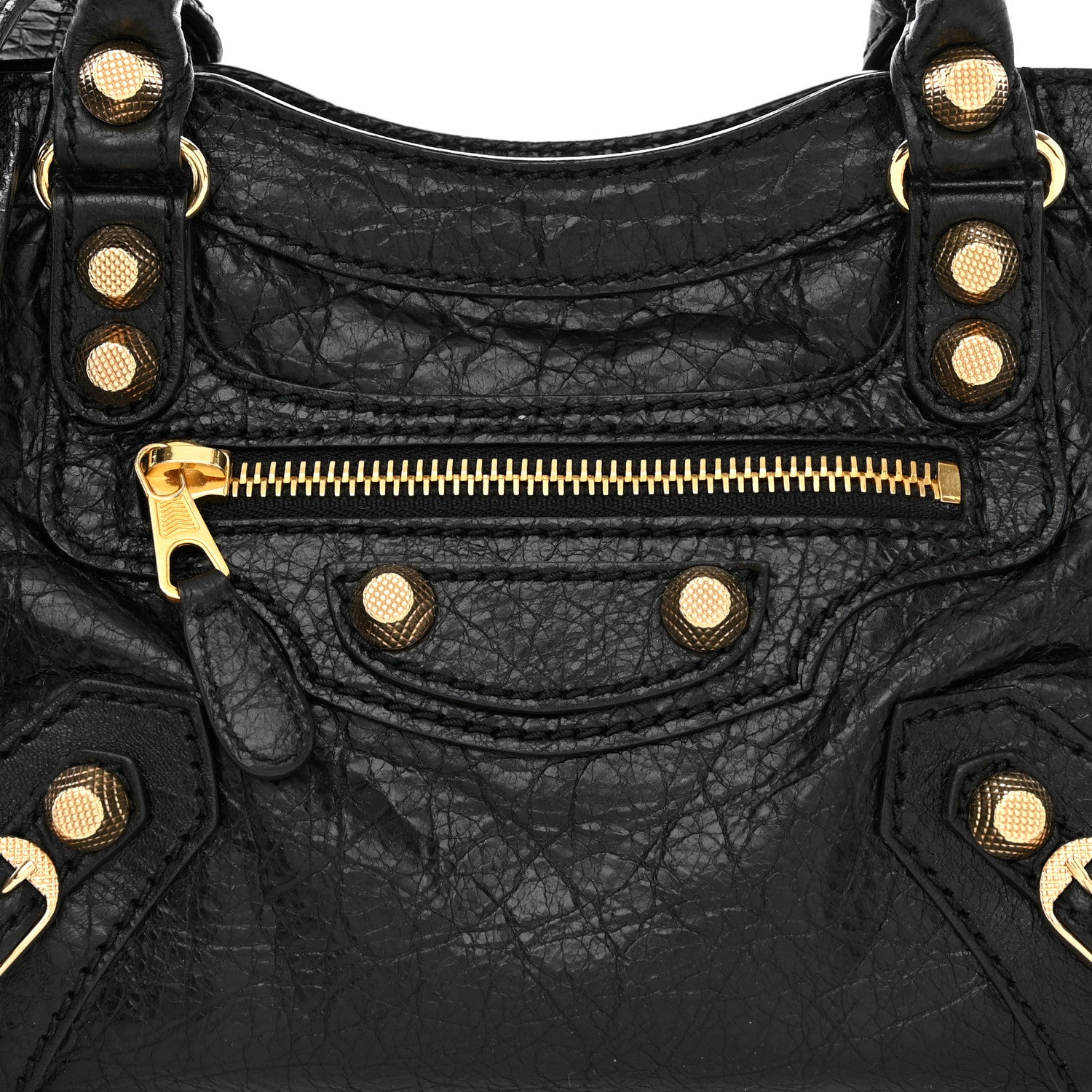 Balenciaga Agneau Giant 12 Gold Hardware Mini City Black 8 of 12