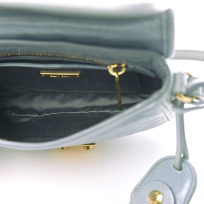 Miu Miu Vitello Shine Trapu Crossbody Bag Astrale 5 of 15