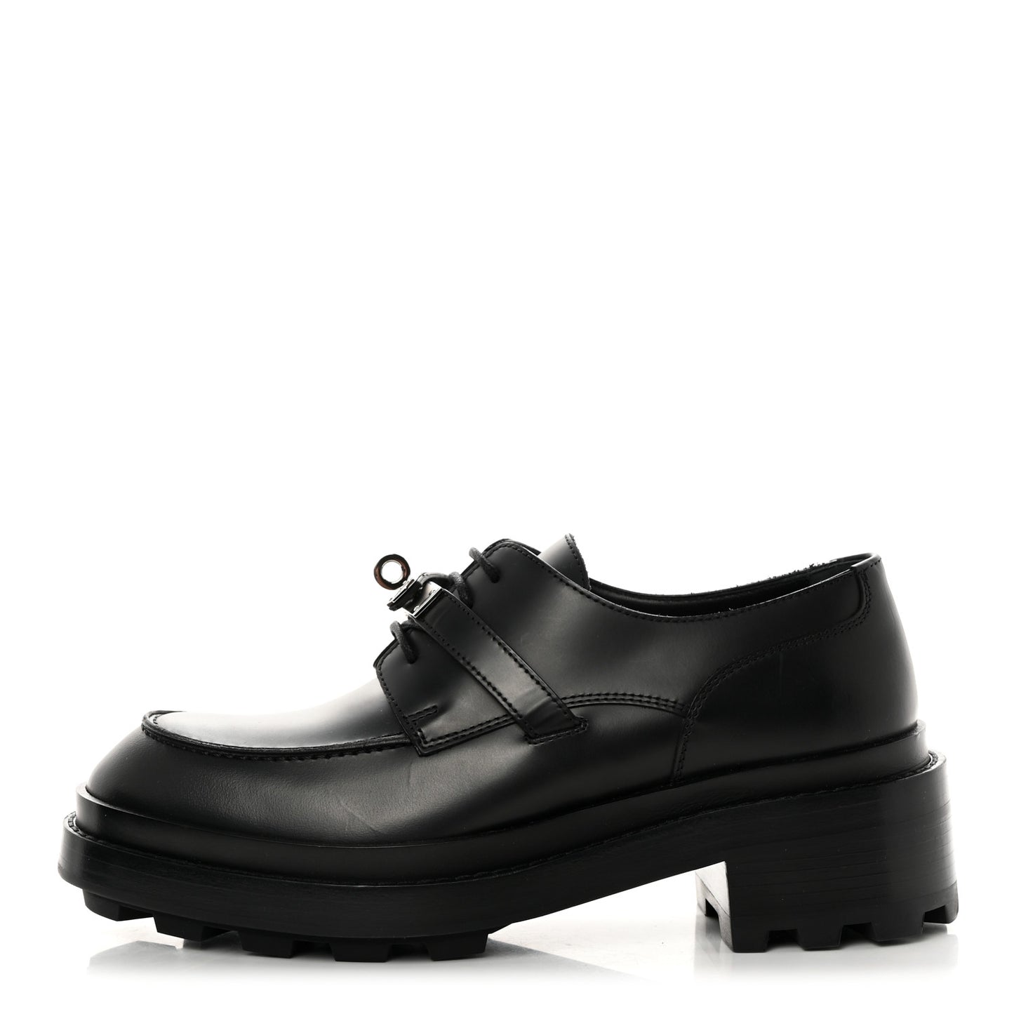 Glossed Calfskin First Oxford 38.5 Black