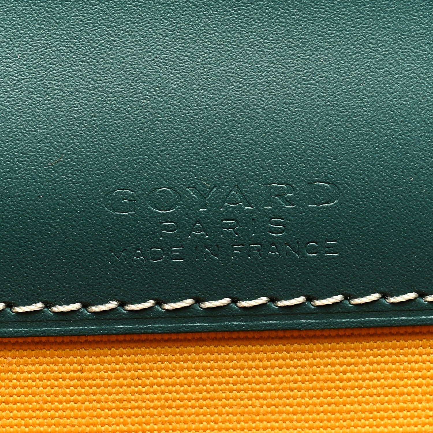 Goyard Goyardine Monte Carlo Bois Clutch Green 6 of 6