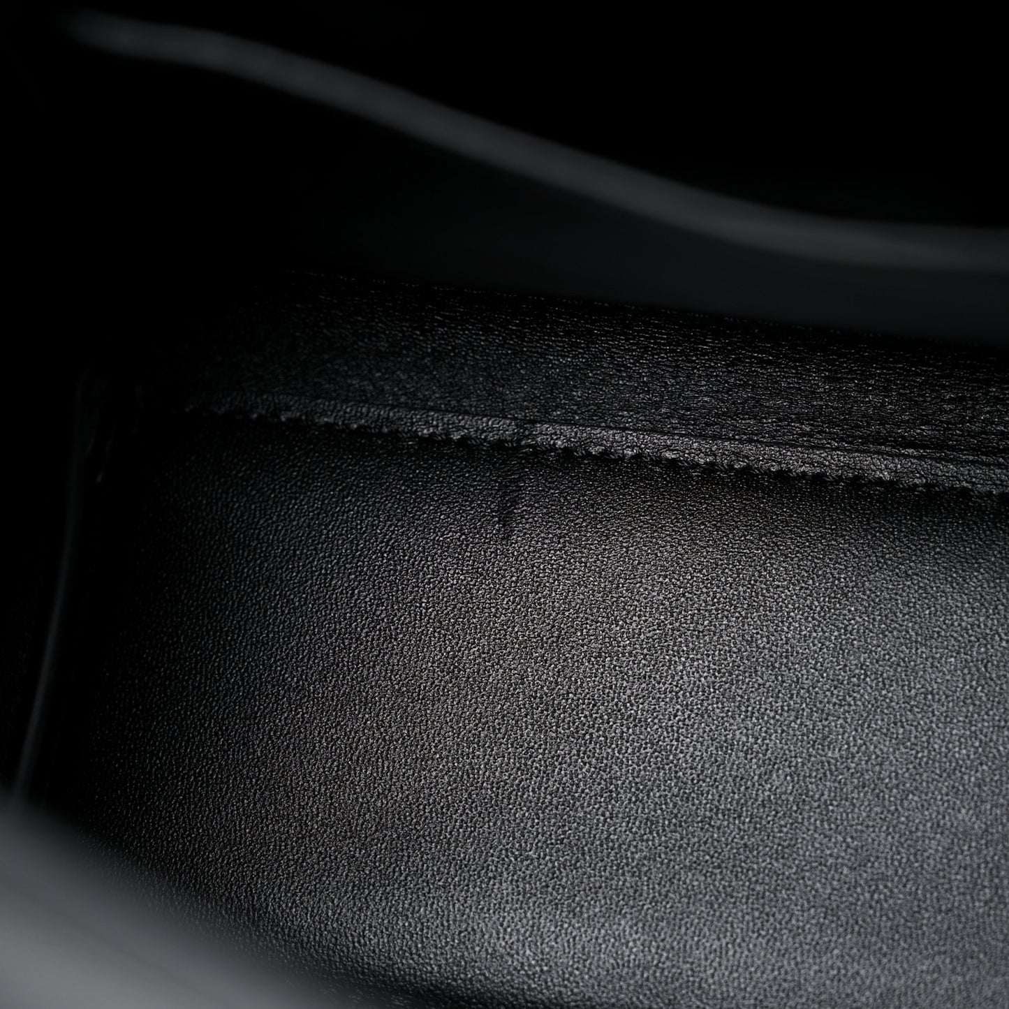 Grained Calfskin Small La Medusa Top Handle Bag Black