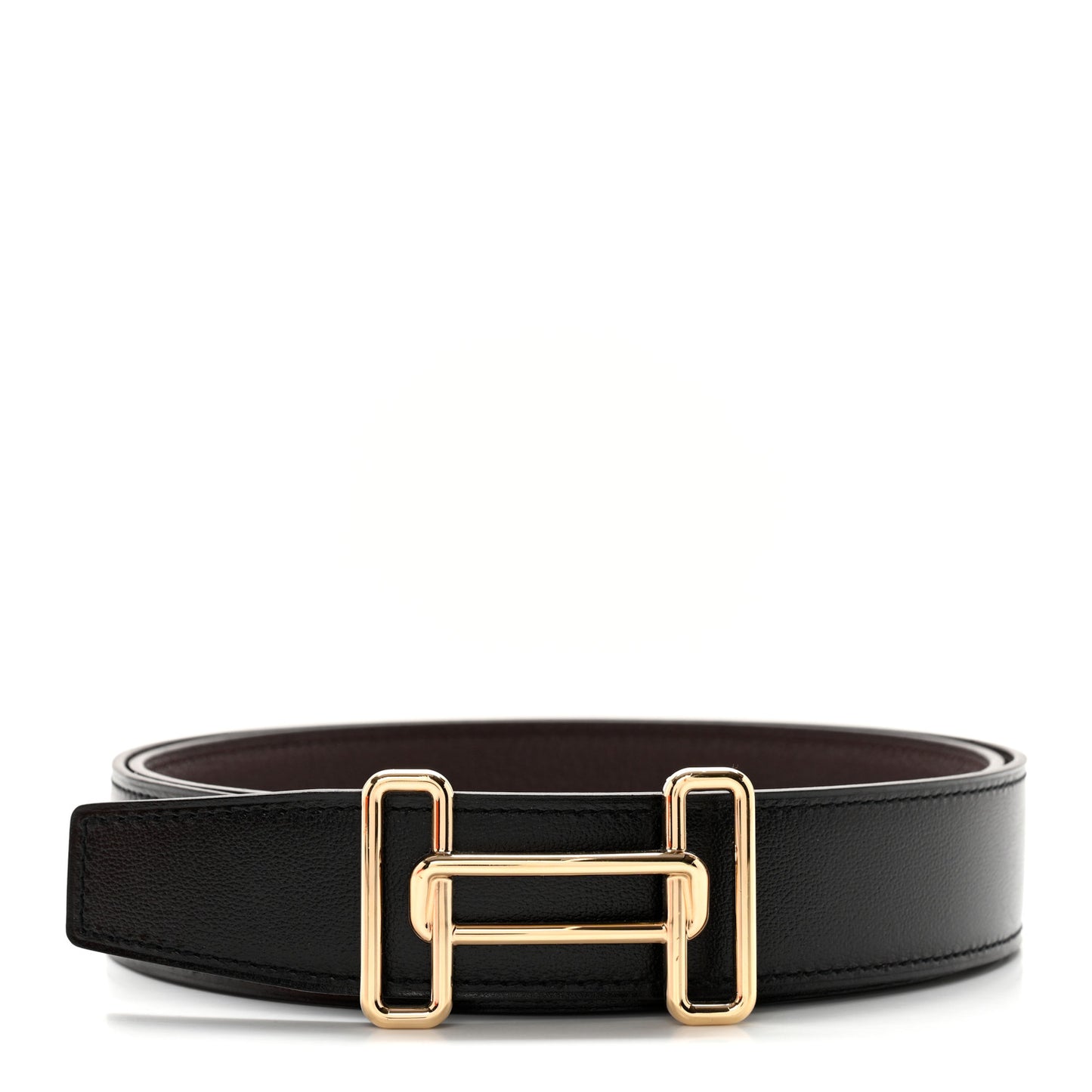 Box 135 Togo 38mm Royal Belt Black Chocolate